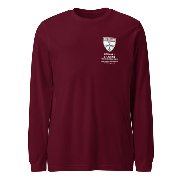 Harvard T.H. Chan HPM Unisex Long Sleeve Tee