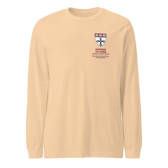 Harvard T.H. Chan HPM Unisex Long Sleeve Tee