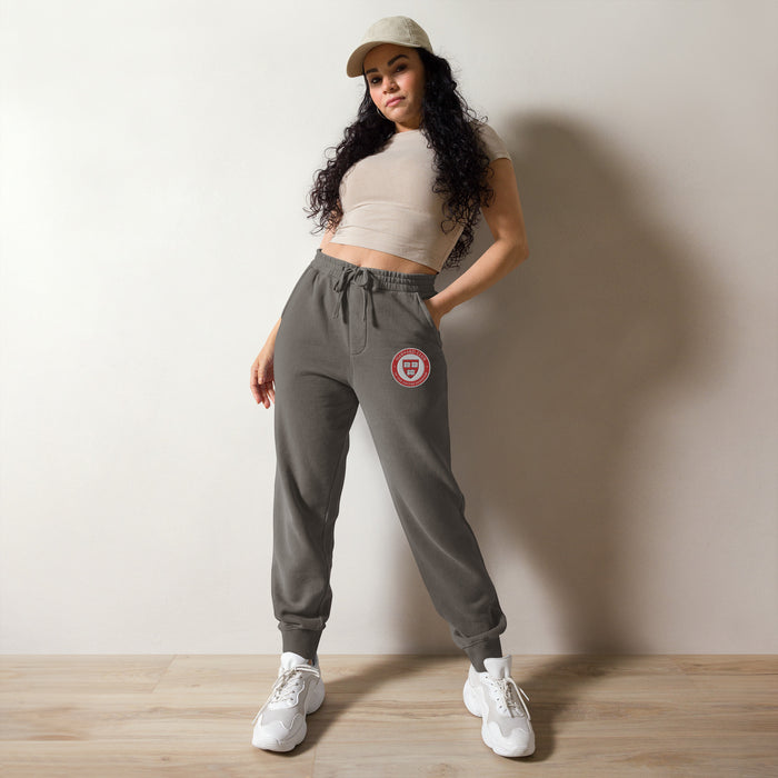 HCUK Unisex Embroidered Pigment-dyed Sweatpants