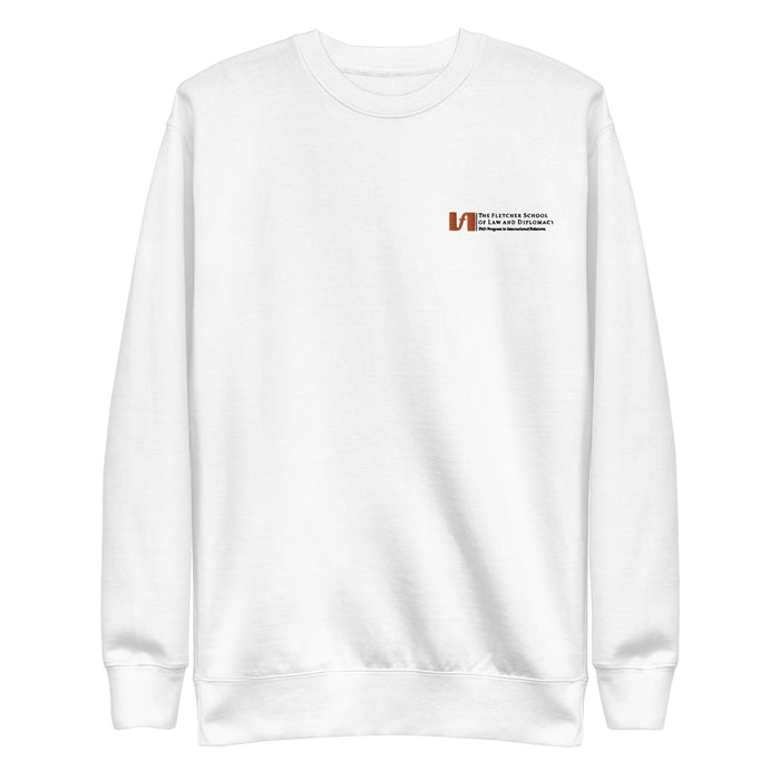 The Fletcher School Unisex Premium Embroidered sweatshirt 'PHD'