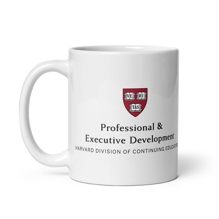 Harvard P&ED White Glossy Mug