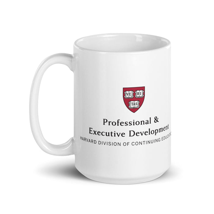 Harvard P&ED White Glossy Mug