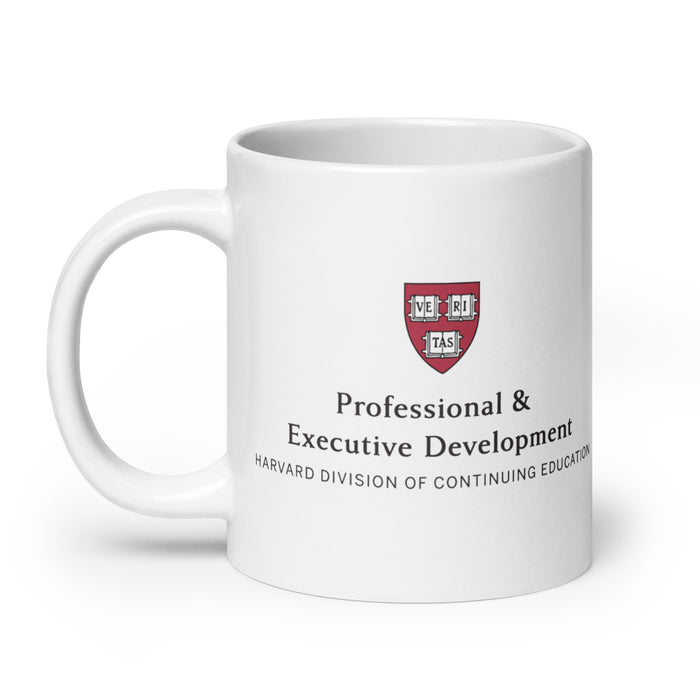 Harvard P&ED White Glossy Mug