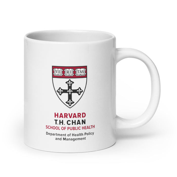 Harvard T.H. Chan HPM White Glossy Mug