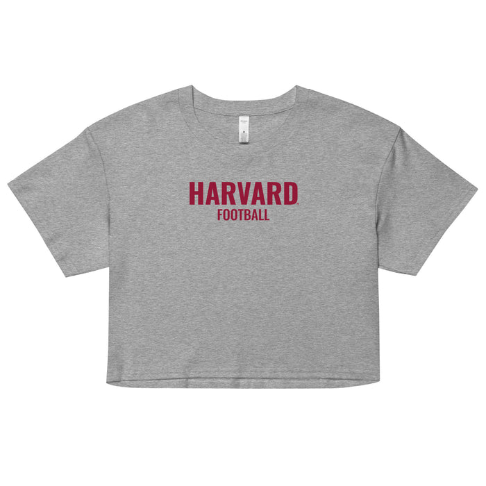 Harvard Football Crop Top