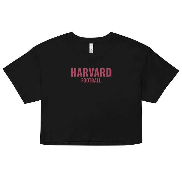 Harvard Football Crop Top