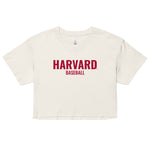 Harvard Baseball Crop Top