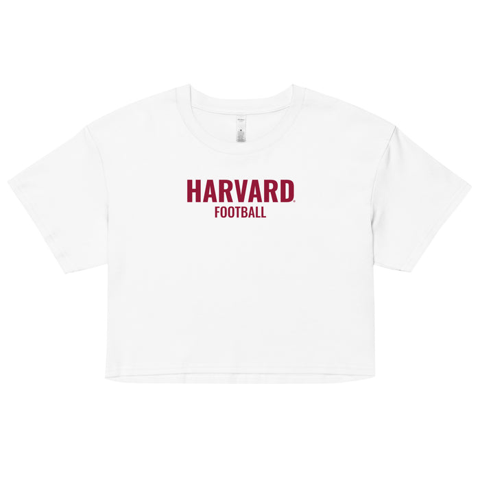 Harvard Football Crop Top