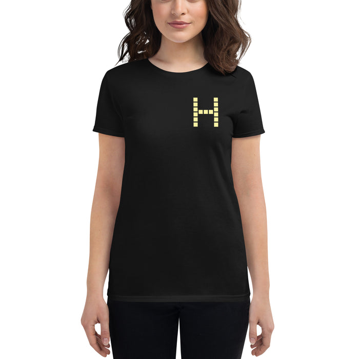 Harvard GSD Small Colored Logo Women's Fitted T-Shirt