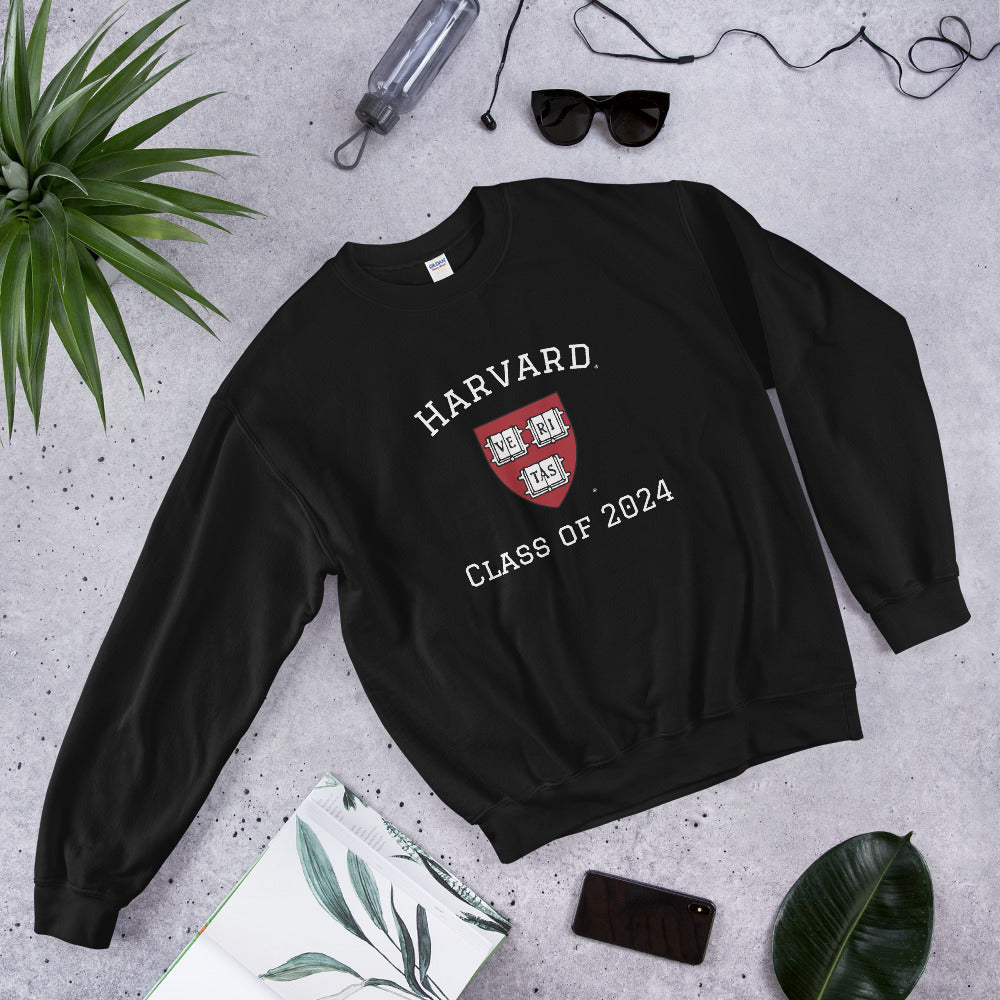 Harvard Class of 2024 Crewneck Unisex Crest Alma Mater