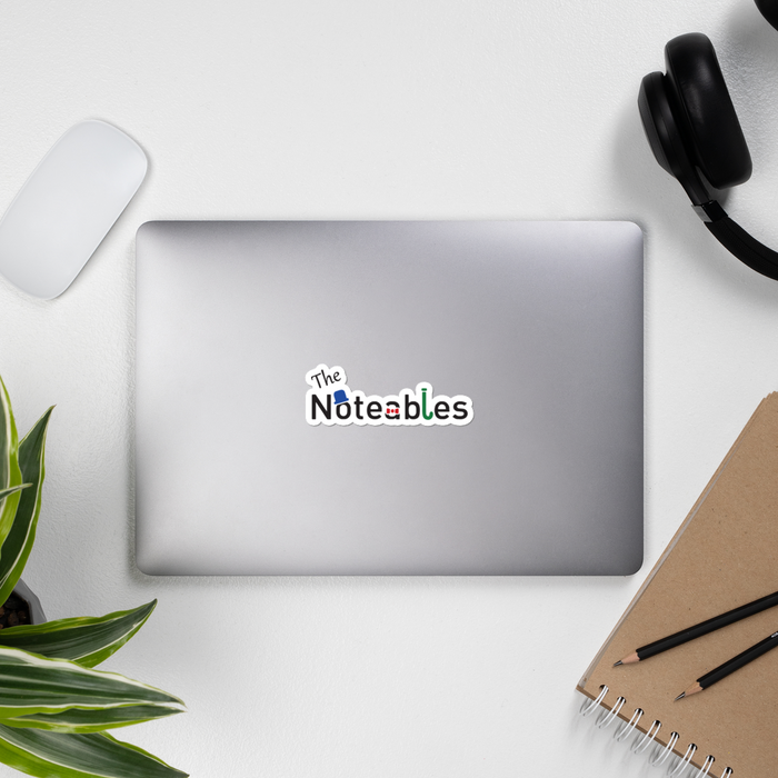 The Noteables - Laptop Stickers