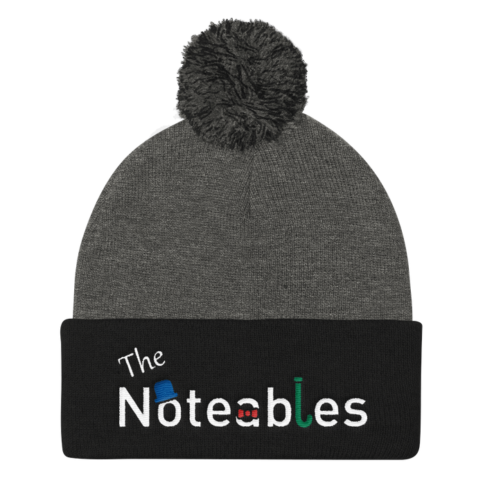 The Noteables - Pompom knit beanie