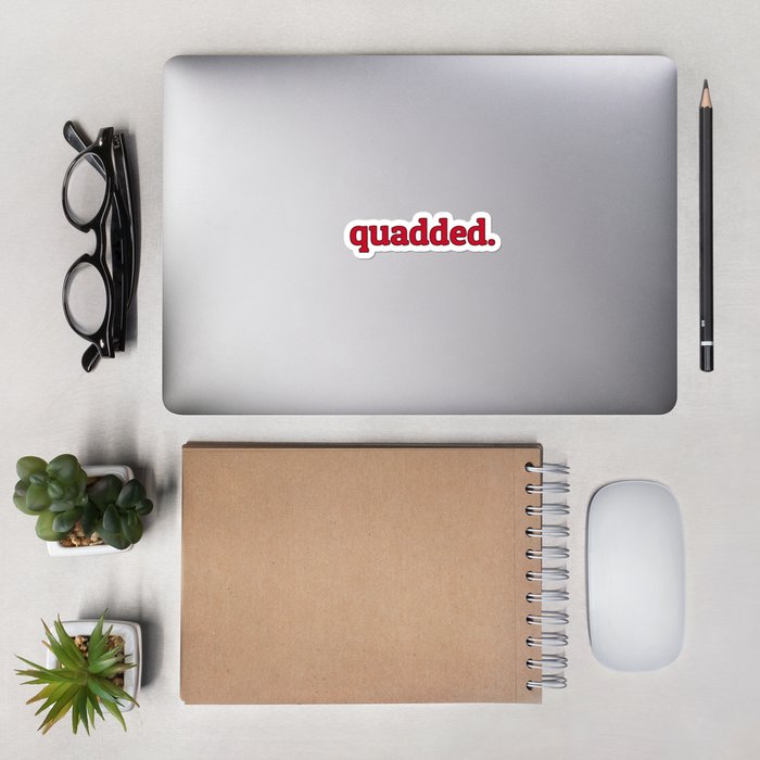quadded. sticker - The Quad