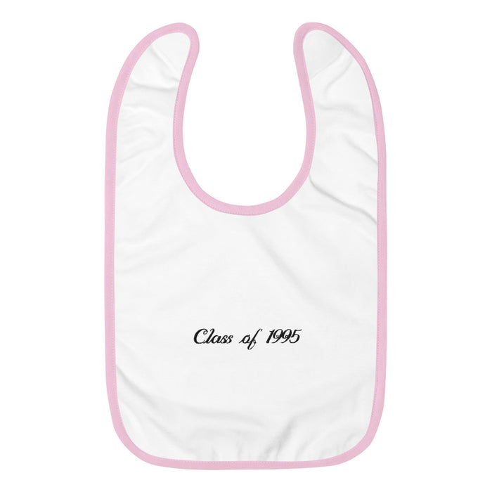 Class of 1995 Embroidered Baby Bib