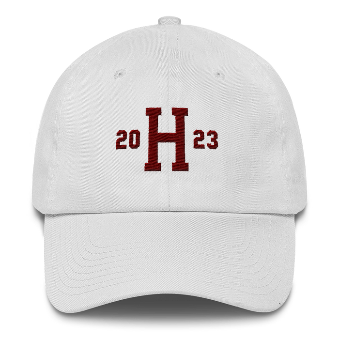 Harvard Class of 2023 White Dad Cap