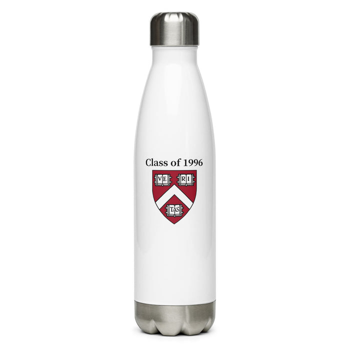 Harvard Class of 1996, 25th Reunion - Stainless Steel Water Bottle