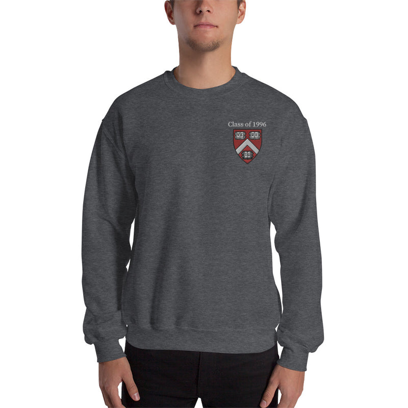 Harvard Class of 1996, 25th Reunion - Embroidered Crewneck