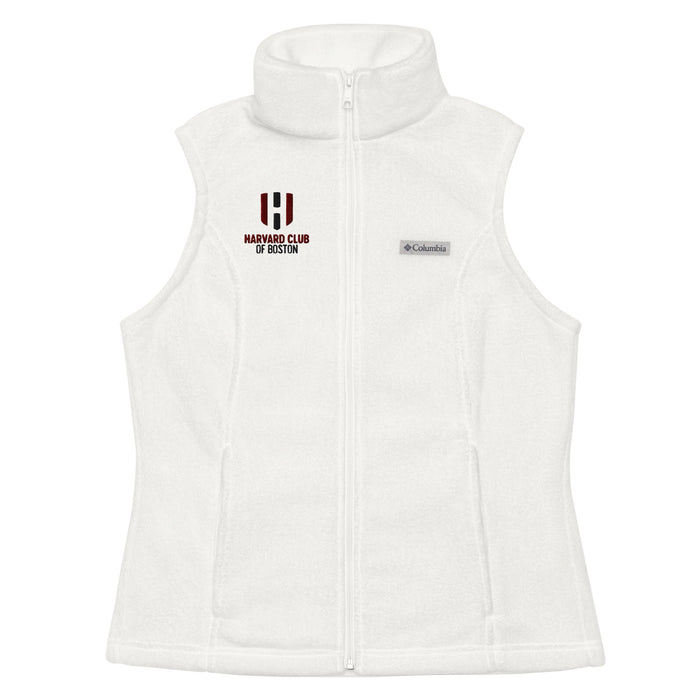 Harvard Club of Boston Women’s Columbia fleece vest
