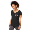 30th Reunion Women’s fitted v-neck t-shirt